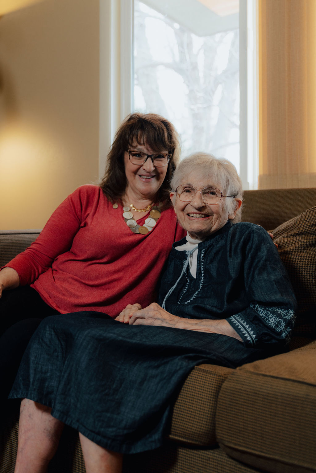 Patricia Ross and her mother