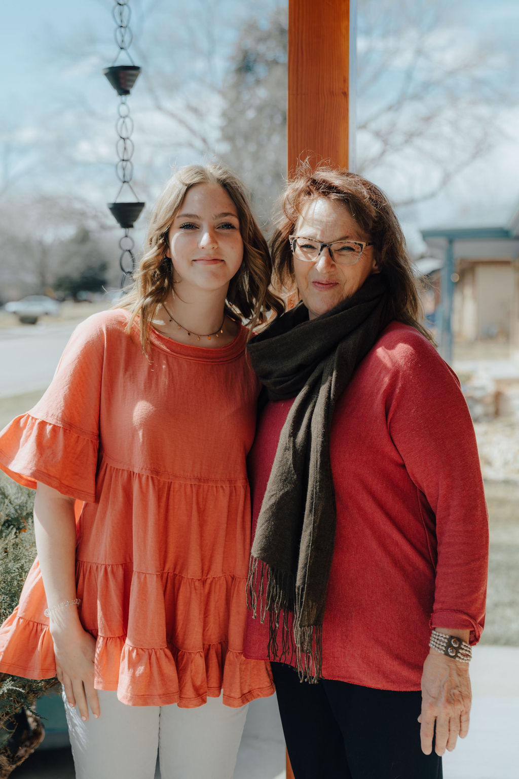 Patricia Ross and her daughter